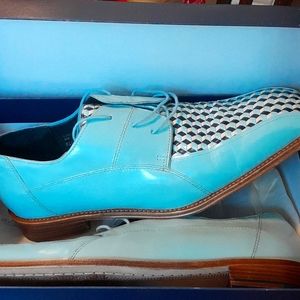 Giorgio brutini private collection blue/bone men's shoe